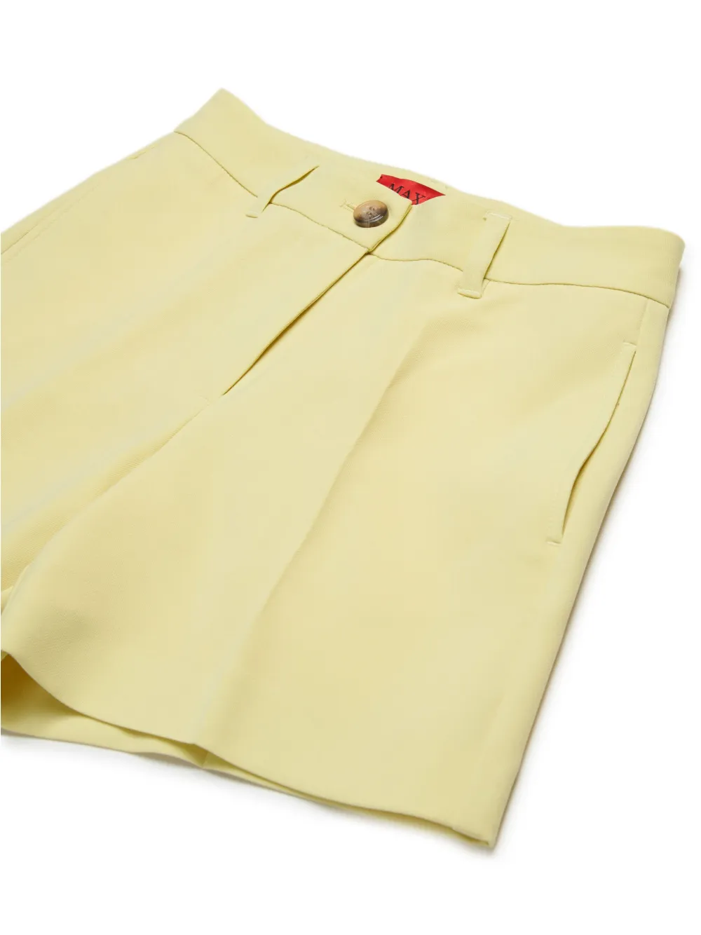 MAX&Co. Kids Geplooide shorts Geel