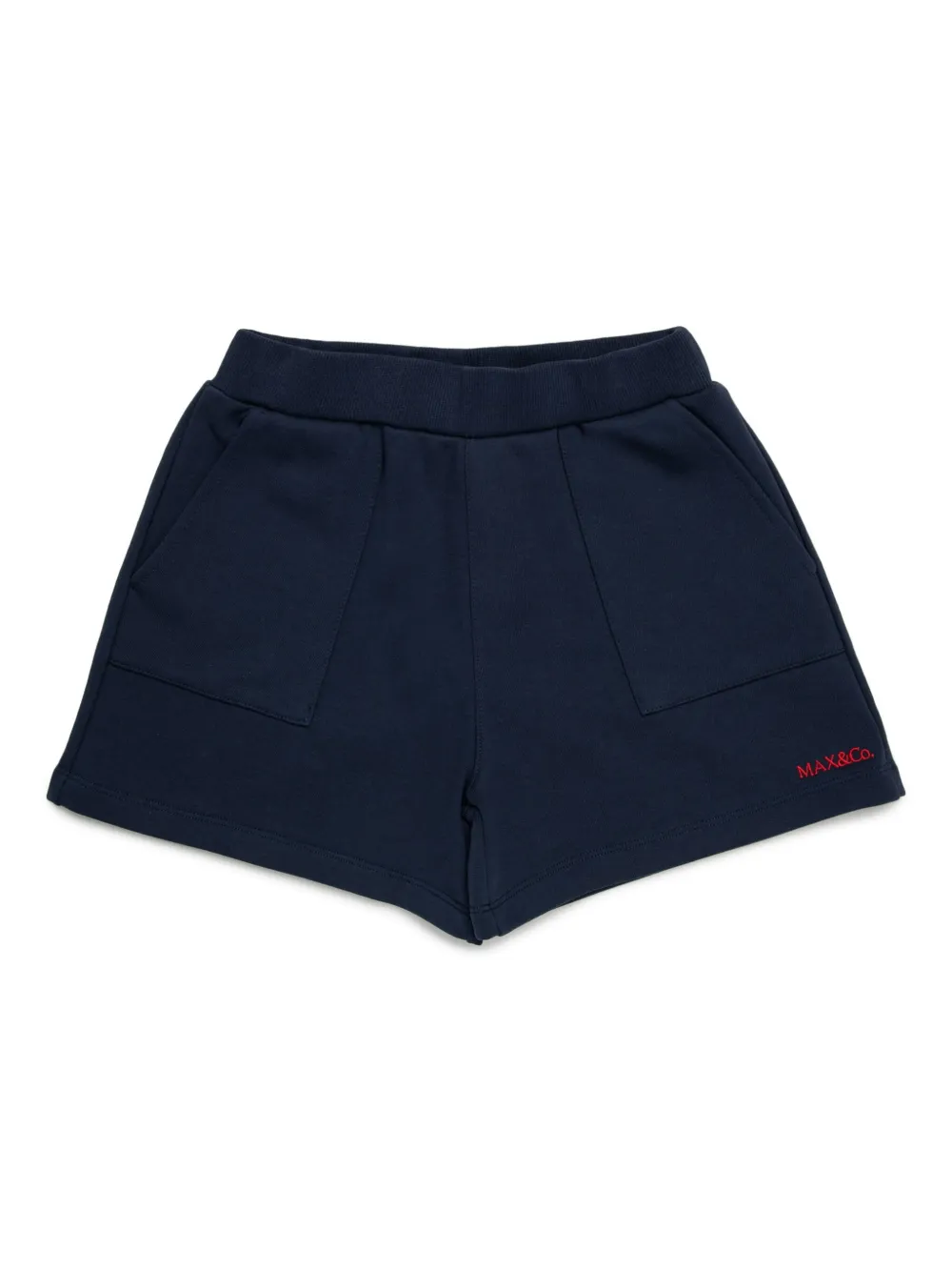 MAX&Co. Kids Shorts met geborduurd logo Blauw