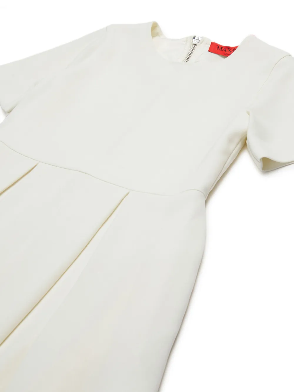 MAX&Co. Kids Jurk met korte mouwen Wit