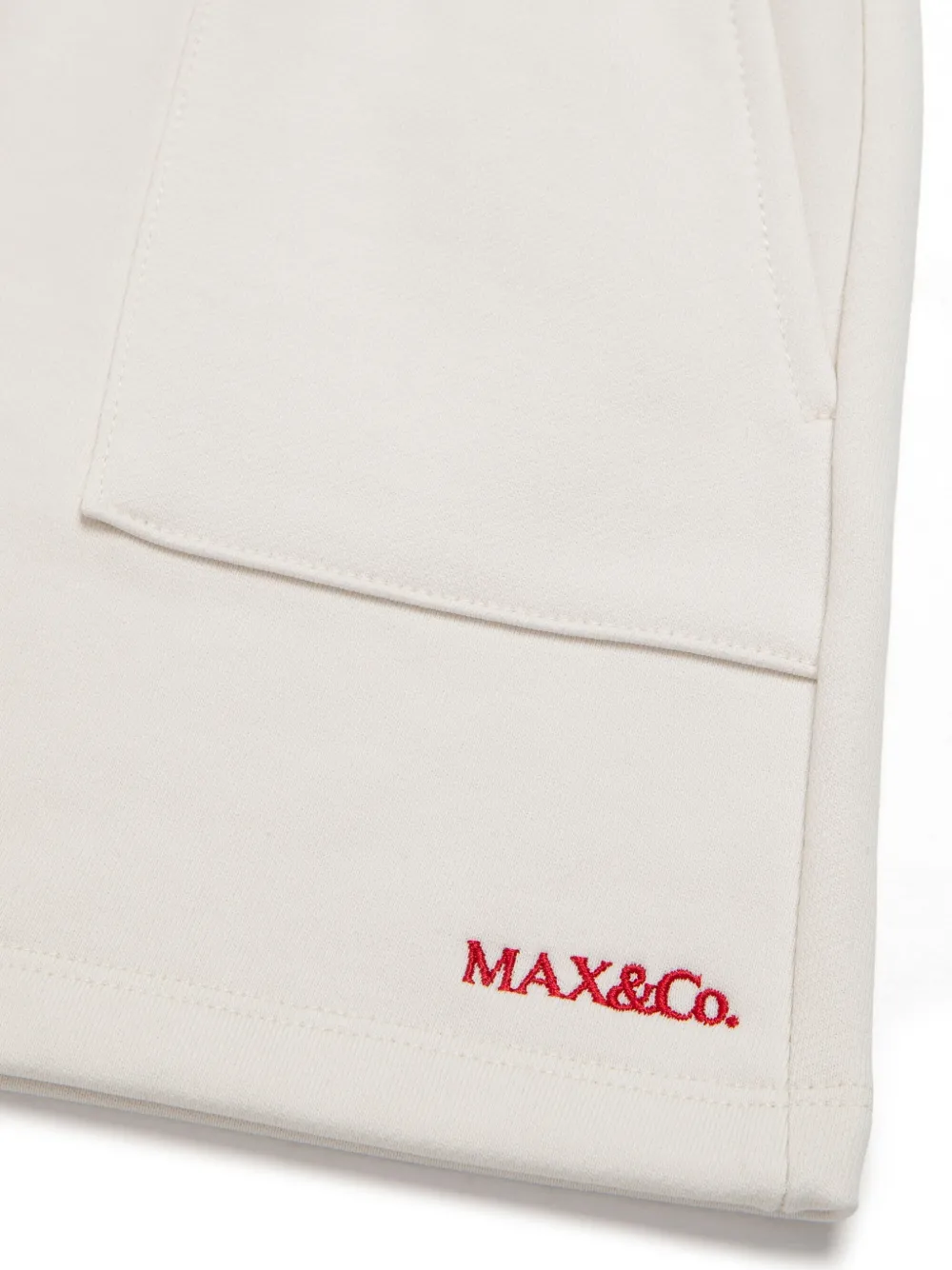 MAX&Co. Kids Trainingsshorts met zak Wit