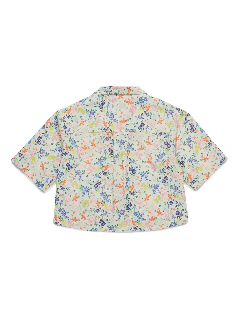 MAX&Co. Kids Shirt met bloemenprint - Beige