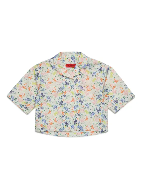 MAX&Co. Kids floral-print shirt