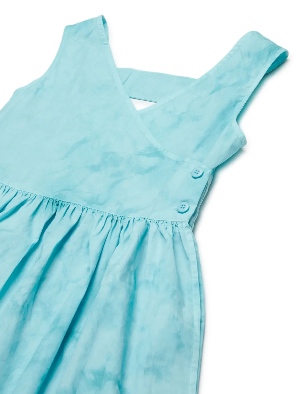MAX&Co. Kids Jurk met tie-dye Blauw