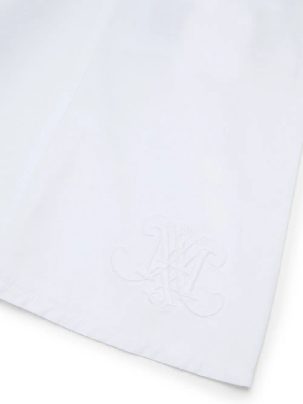 Max & Co Logo-embroidered Blouse In White