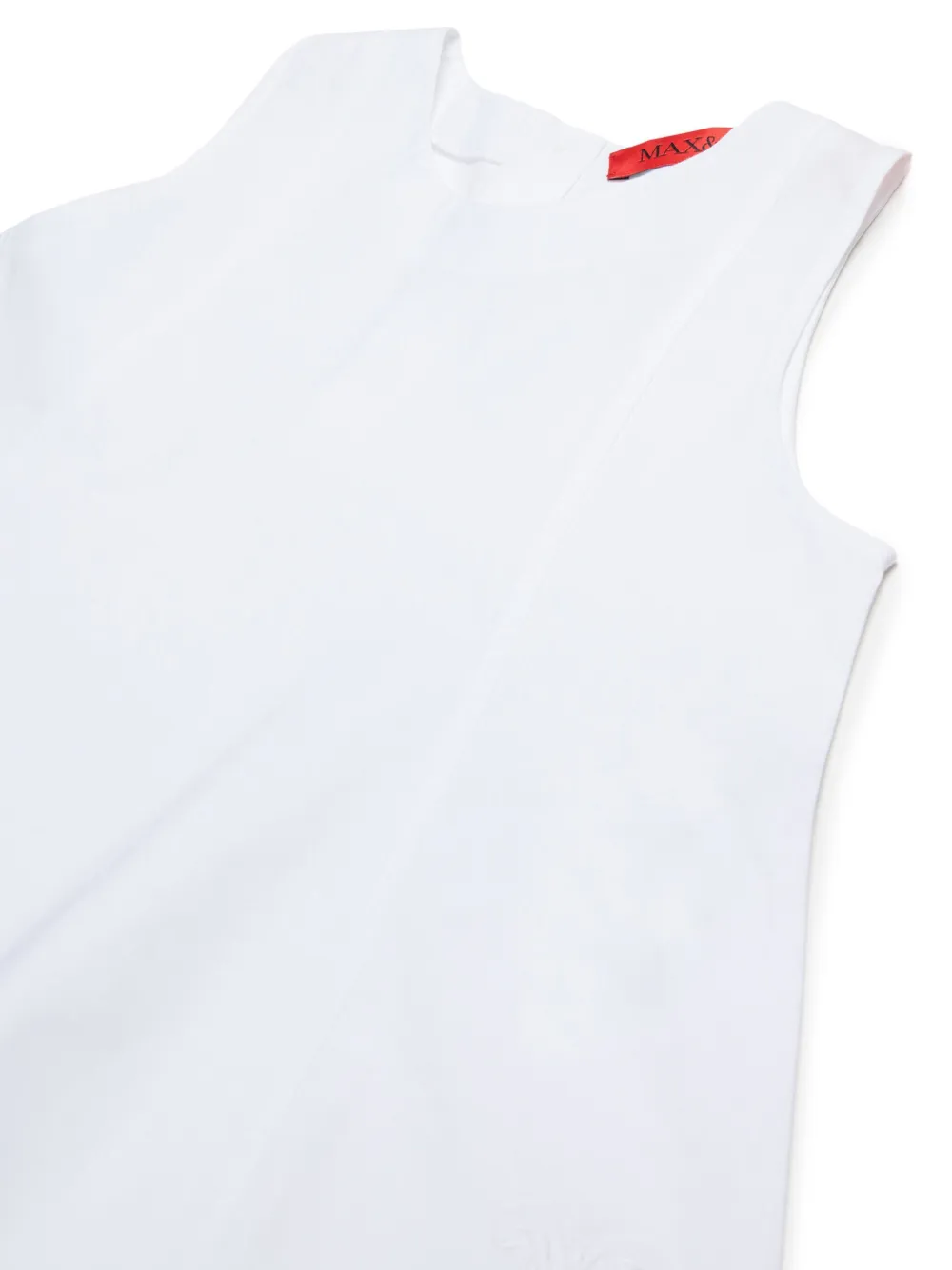 Max & Co Logo-embroidered Blouse In White