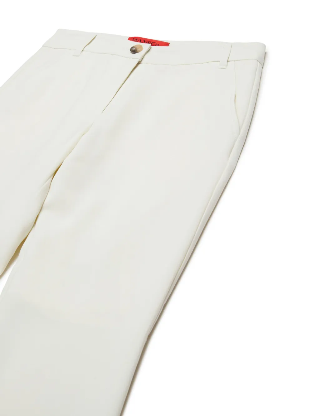 MAX&Co. Kids Flared broek Wit