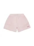MAX&Co. Kids logo-embroidered track shorts - Pink