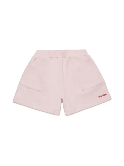 MAX&Co. Kids logo-embroidered track shorts