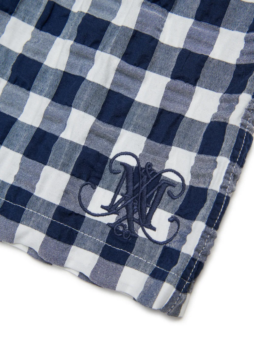 MAX&Co. Kids Geruite shorts Blauw