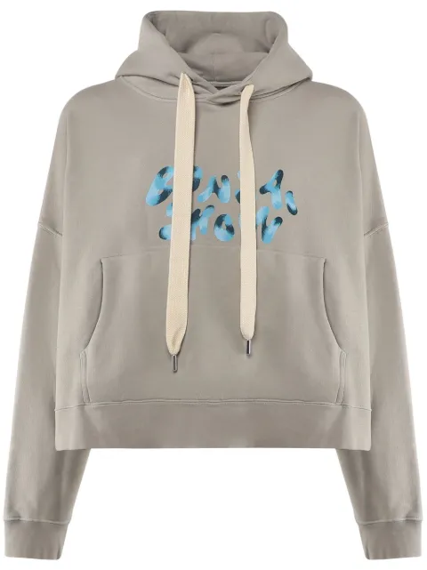 Bonsai logo-print hoodie