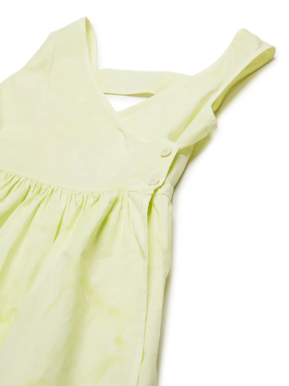 MAX&Co. Kids Katoenen midi-jurk Geel