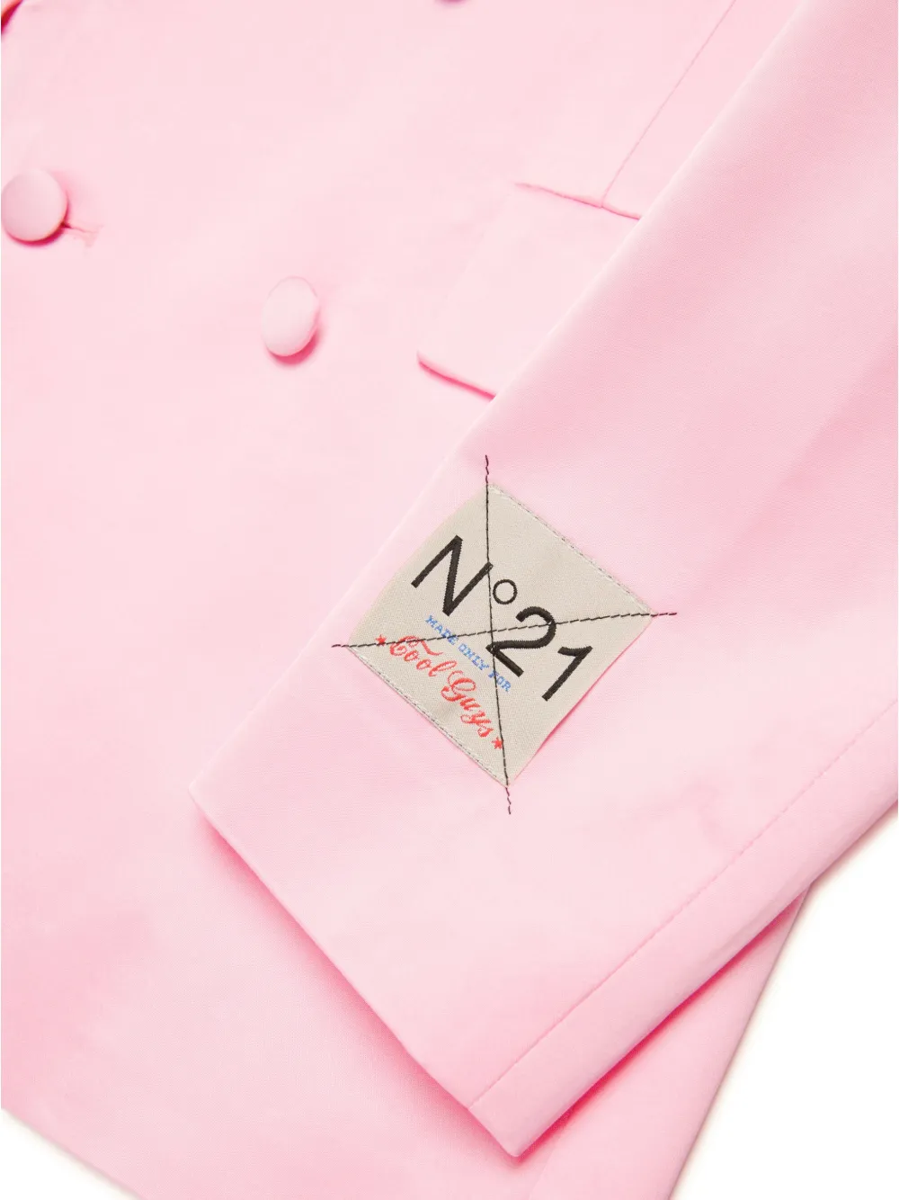 Nº21 Kids Blazer met dubbele rij knopen Roze