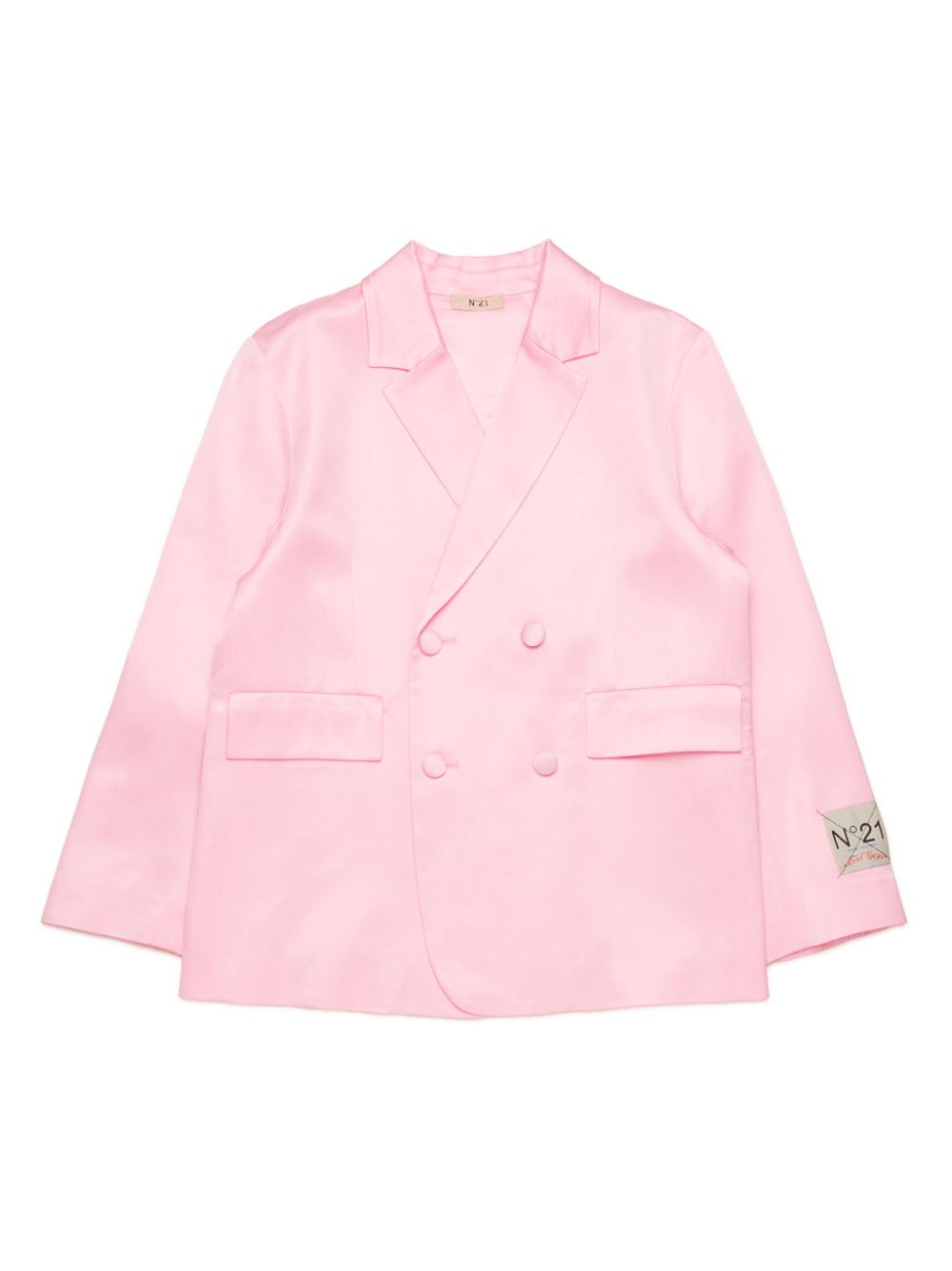 Nº21 Kids double-breasted blazer - Pink