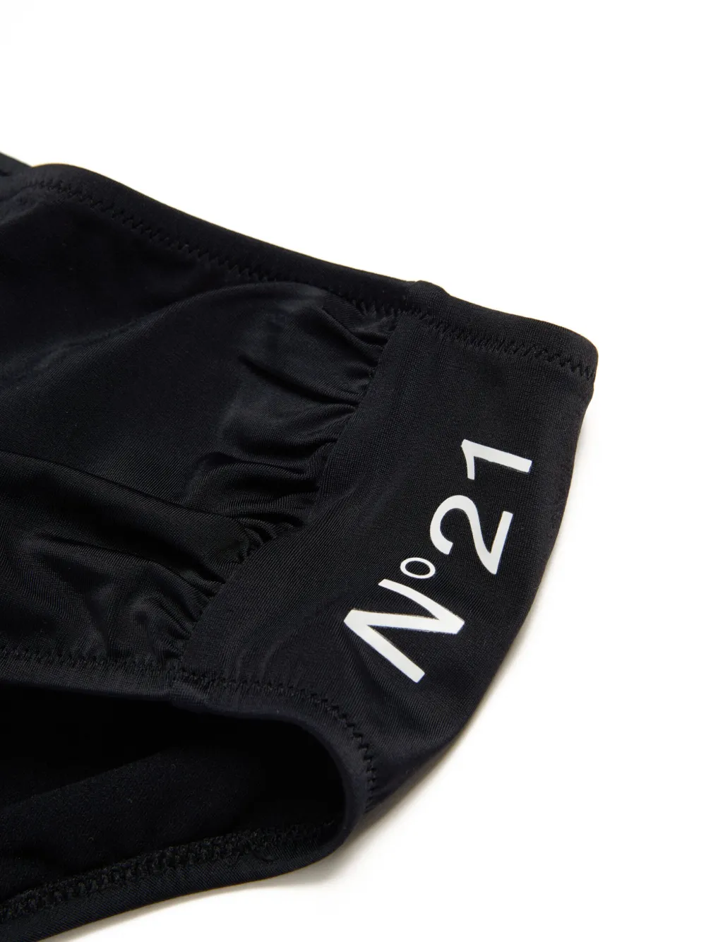 Nº21 Kids Bikini met logoprint Zwart