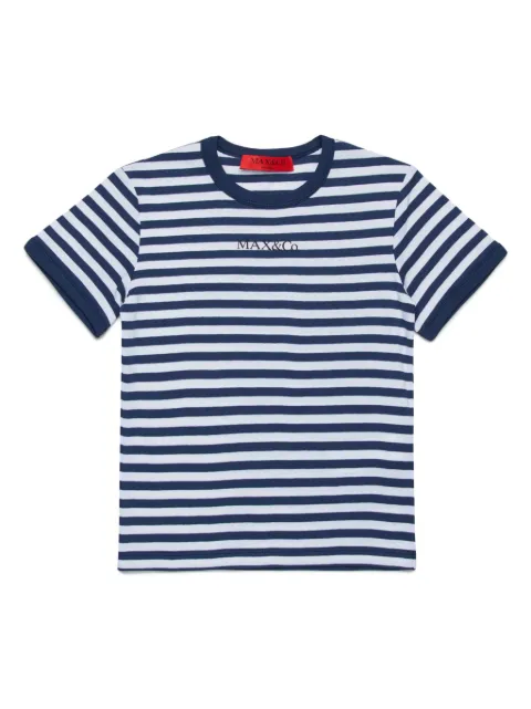MAX&Co. Kids playera con motivo de rayas