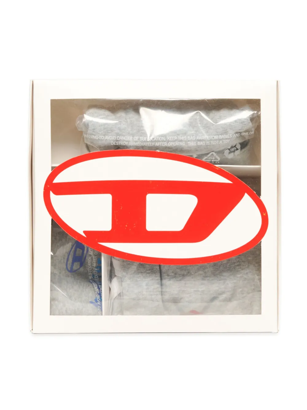 Diesel Kids Urmasbox-Nb romper set Grijs