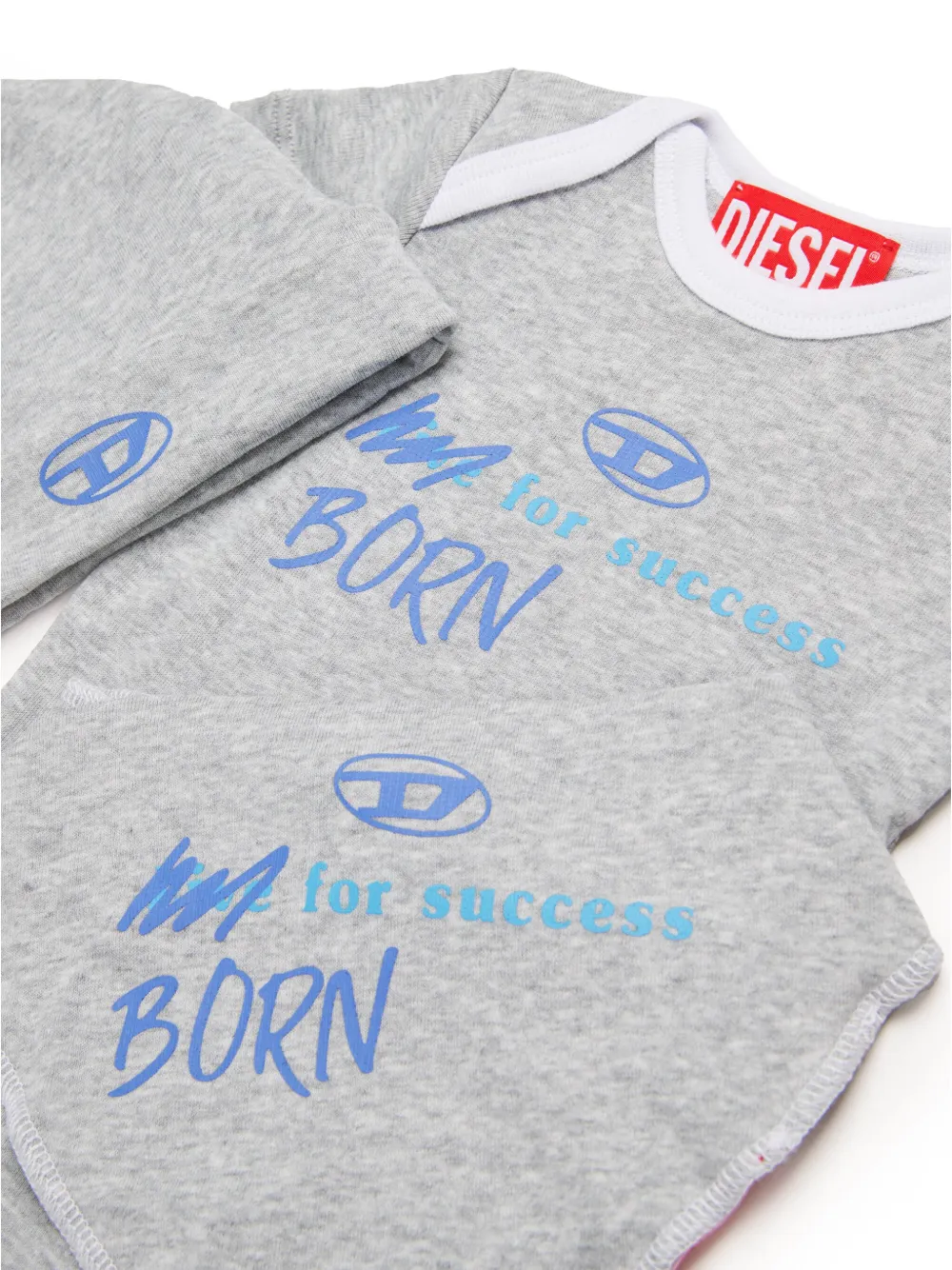 Diesel Kids Urmasbox-Nb romper set Grijs