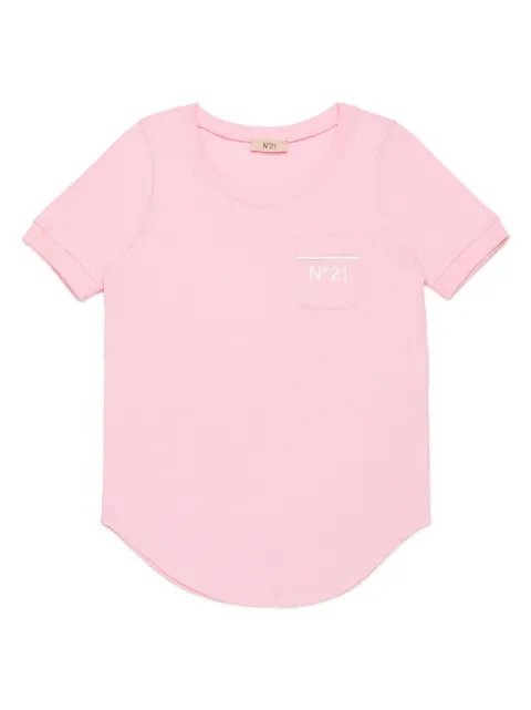Nº21 Kids logo-print T-shirt