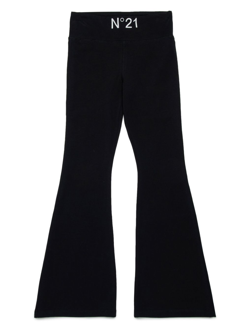 Nº21 Kids bootcut track pants - Black