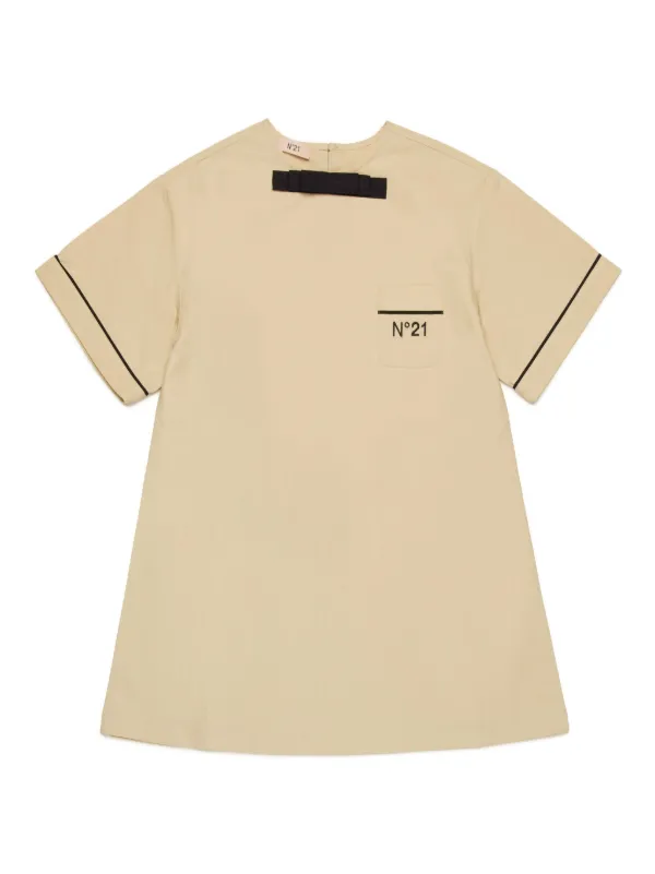The Barnnet Ivory Cotton Dressワンピースフリー The Barnnet Ivory Cotton DressワンピースフリーΩ