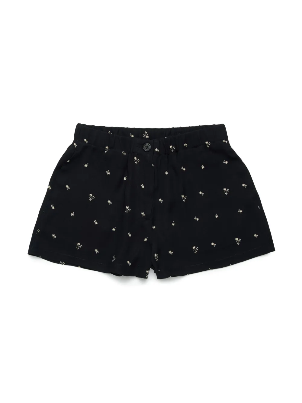 Nº21 Kids logo-print shorts | Black | Image 1