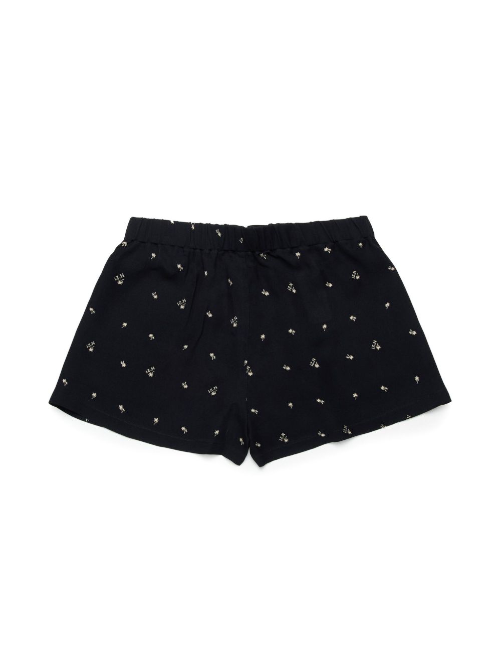 Nº21 Kids Shorts met logoprint - Zwart