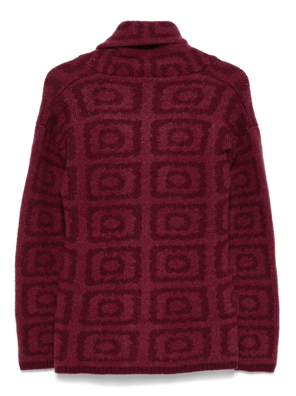 Gabriele Pasini Vest met jacquard-patroon - Rood