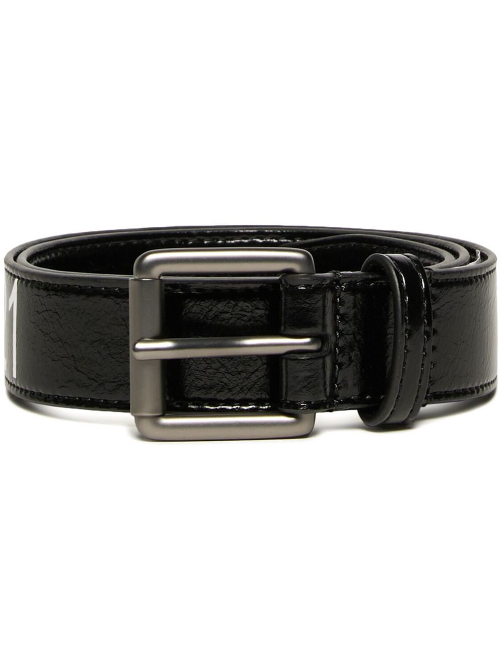 Nº21 Kids printed belt - Black