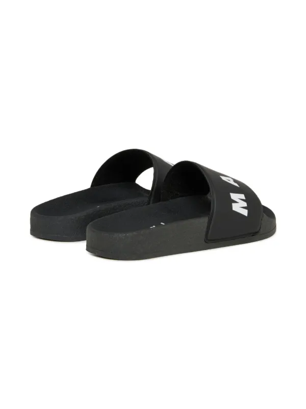 Marni Kids ロゴ サンダル | ブラック | FARFETCH JP