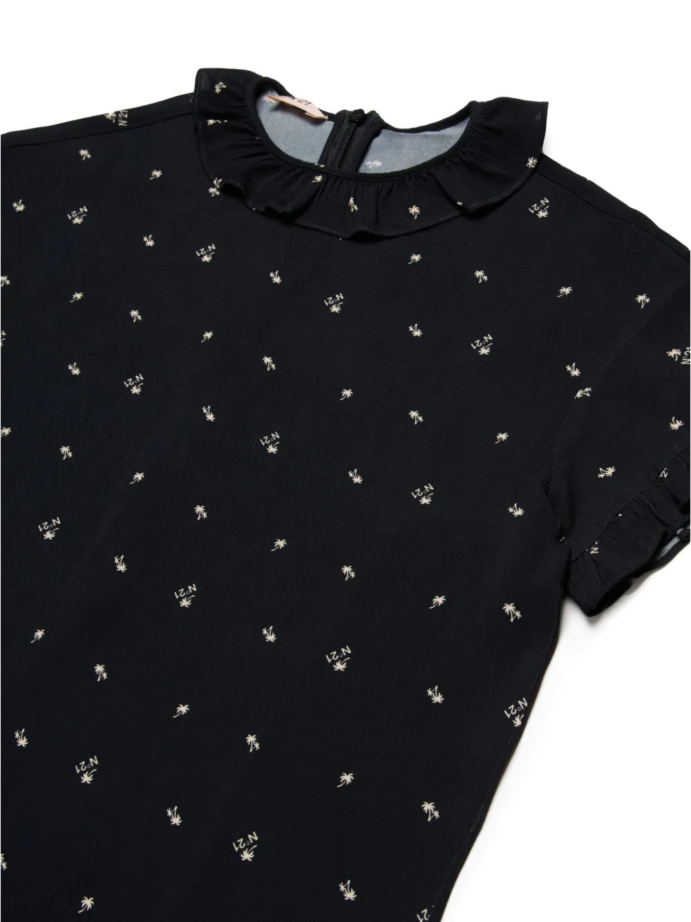 N°21 Logo-print Dress In Black