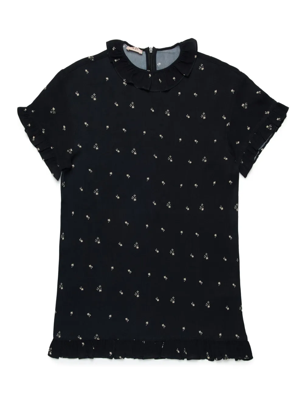 Nº21 Kids logo-print dress | Black | Image 1