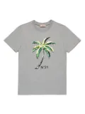 Nº21 Kids palm tree T-shirt - Grey