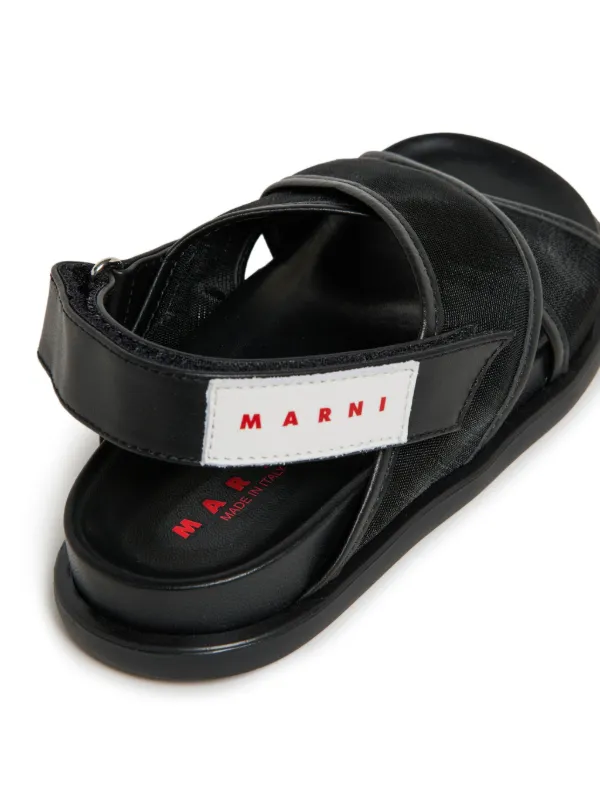 マルニ ストラップサンダル Marni Kids ストラップ サンダル | ブラック | FARFETCH JP