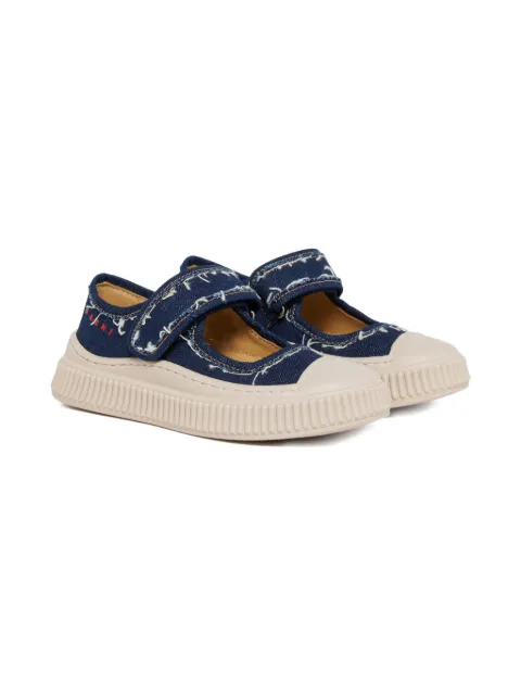 Marni Kids denim sneakers