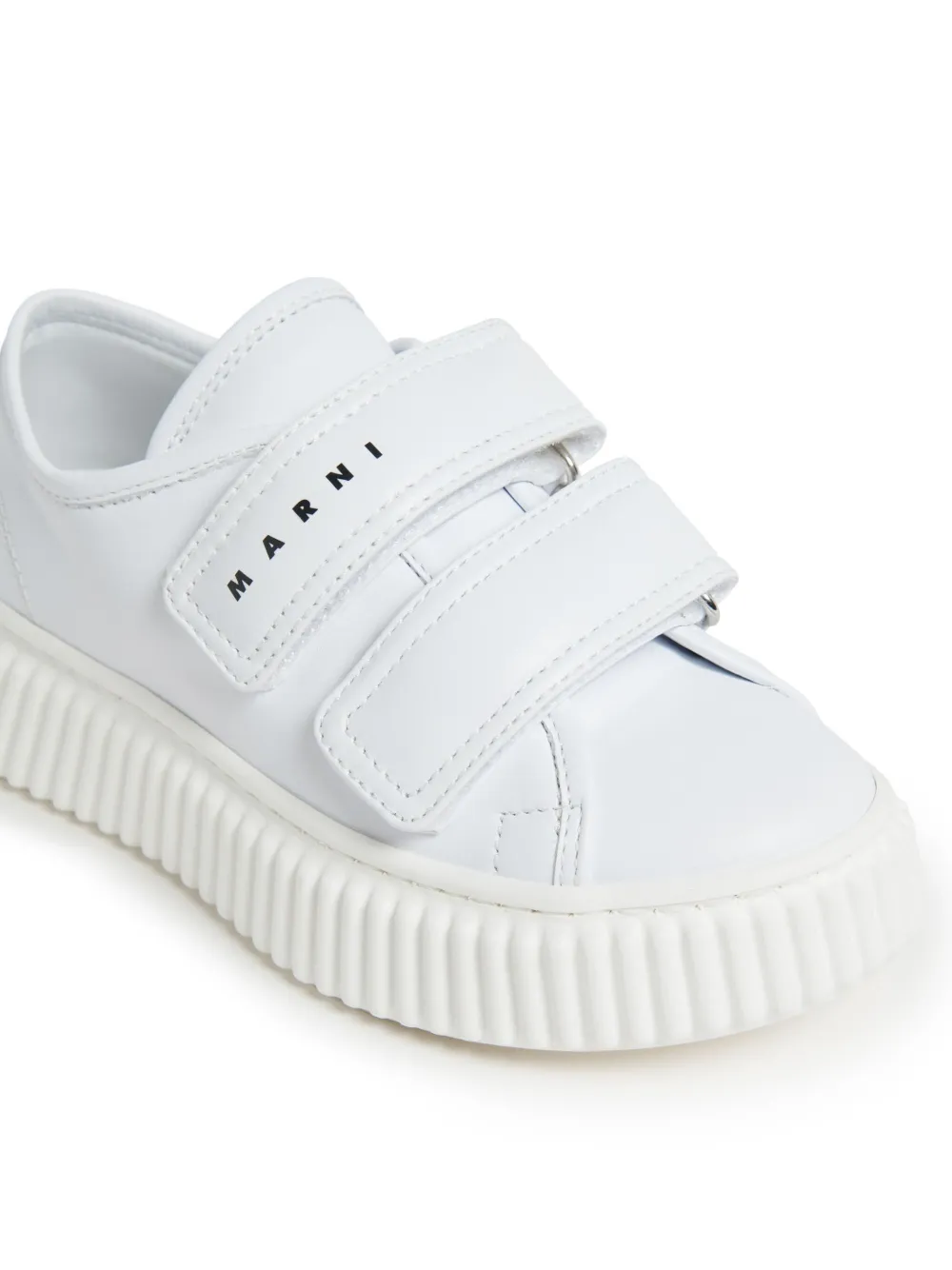 Marni Kids leather sneakers White