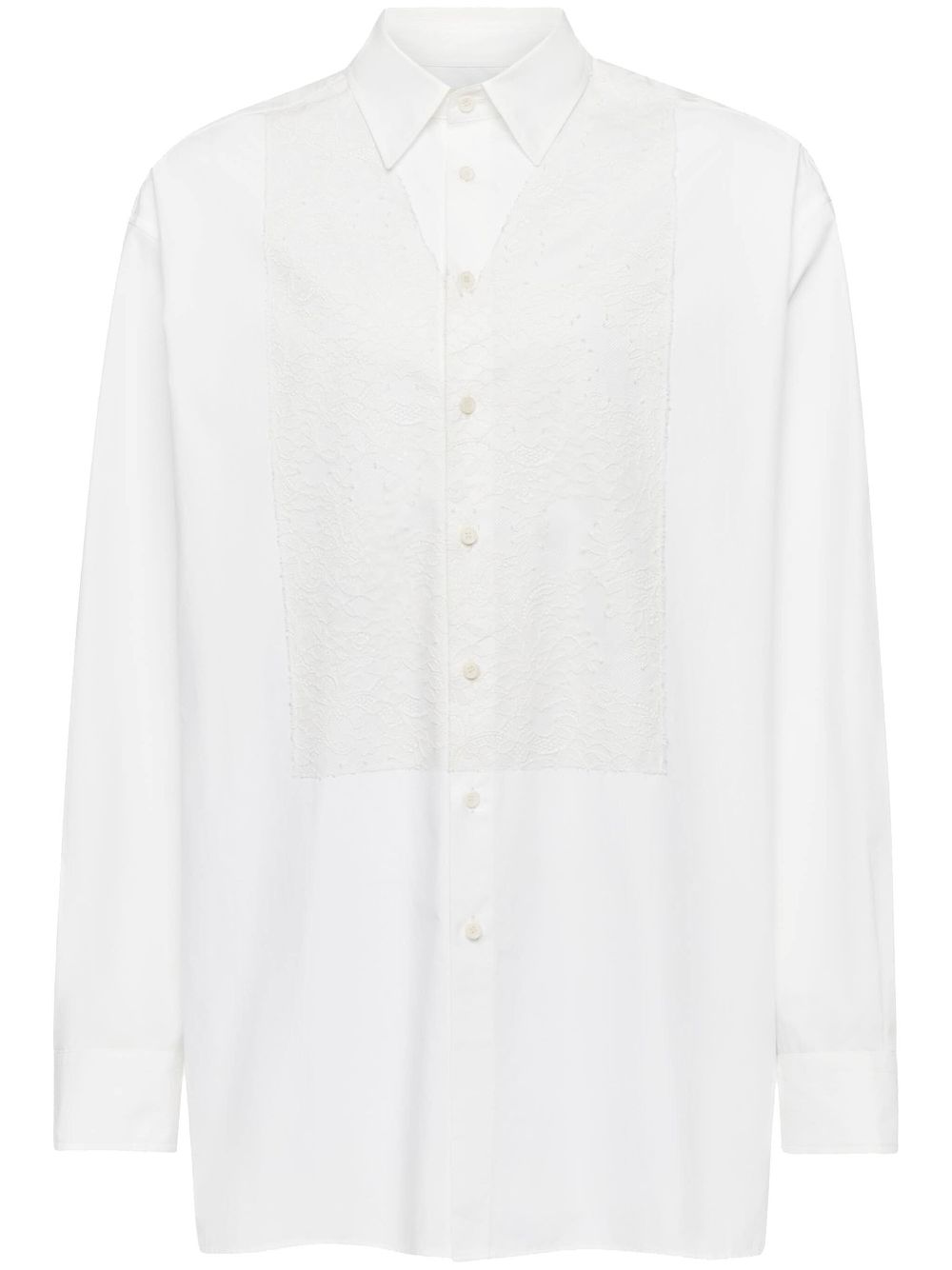 JW Anderson lace panel shirt - White