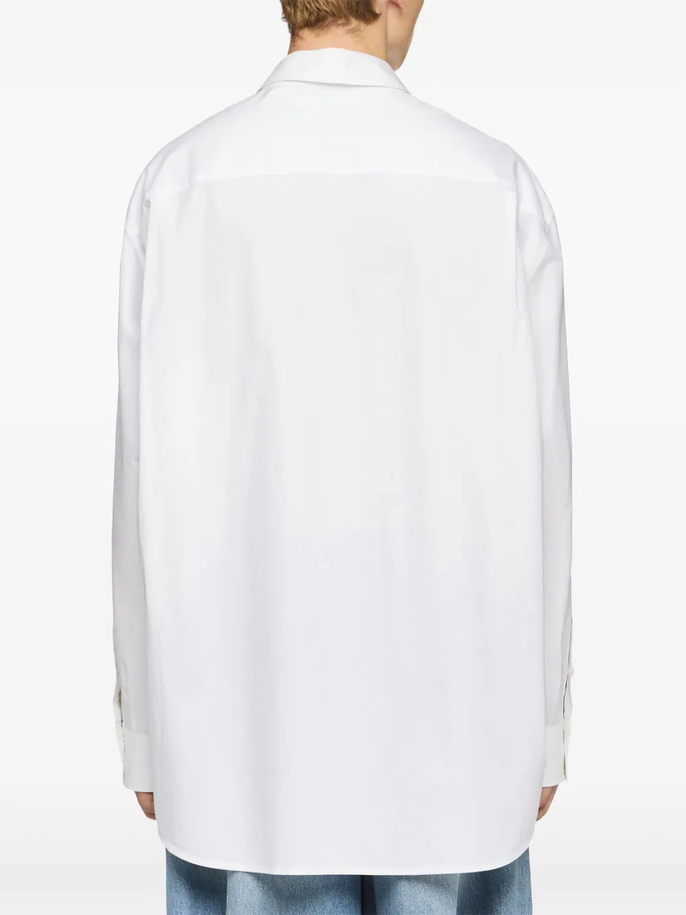 JW Anderson Overhemd met kanten vlak Wit