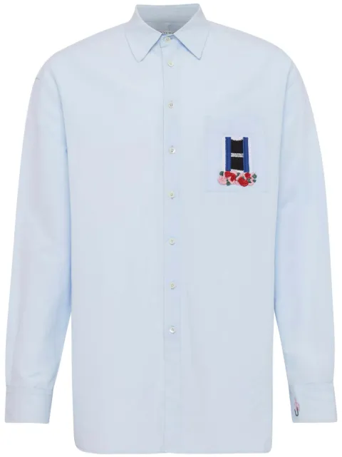 JW Anderson embroidery detail shirt