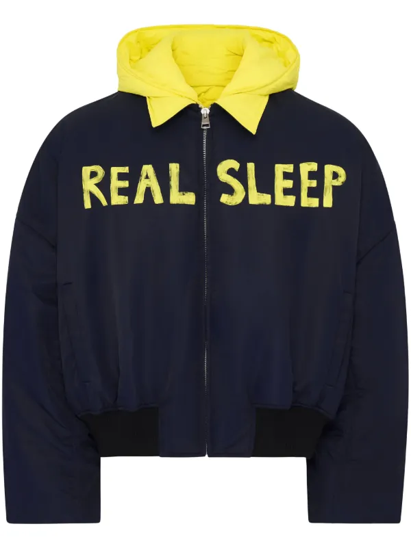 JW Anderson Oversized Hooded Jacket in Blue