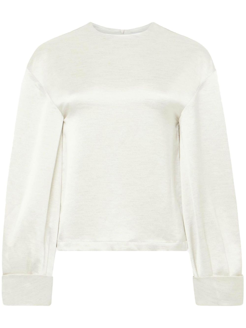 JW Anderson turn-up cuffs blouse - White