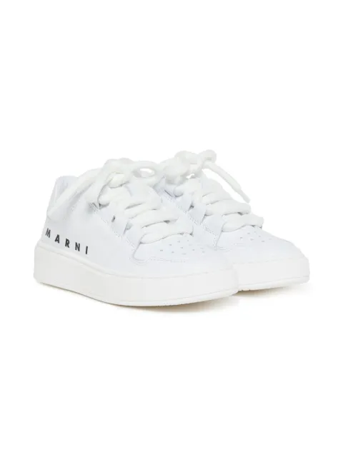 Marni Kids logo-print sneakers