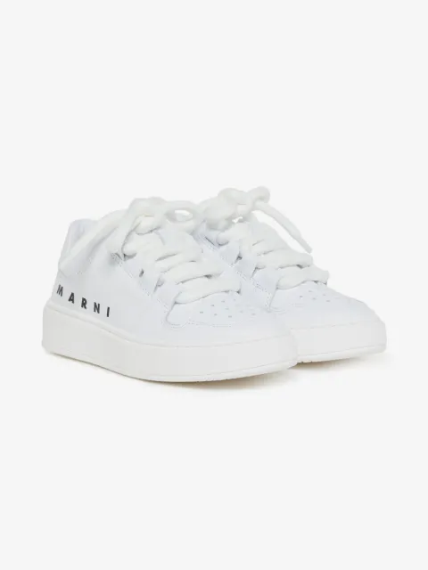 Marni Kids Sneakers mit Logo-Print