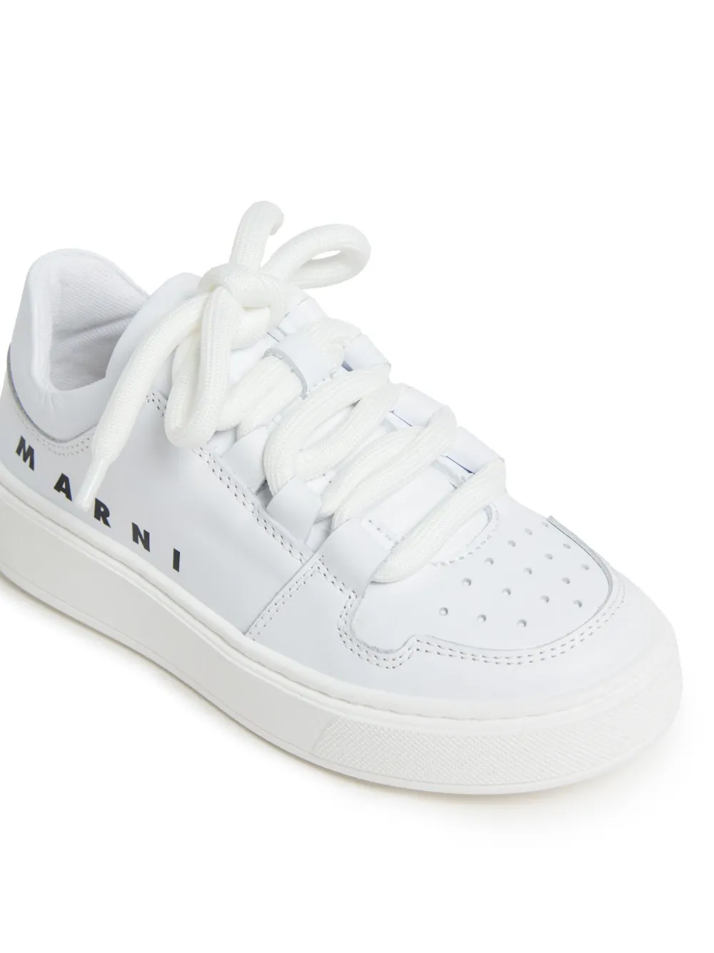 Marni Kids logo-print sneakers White