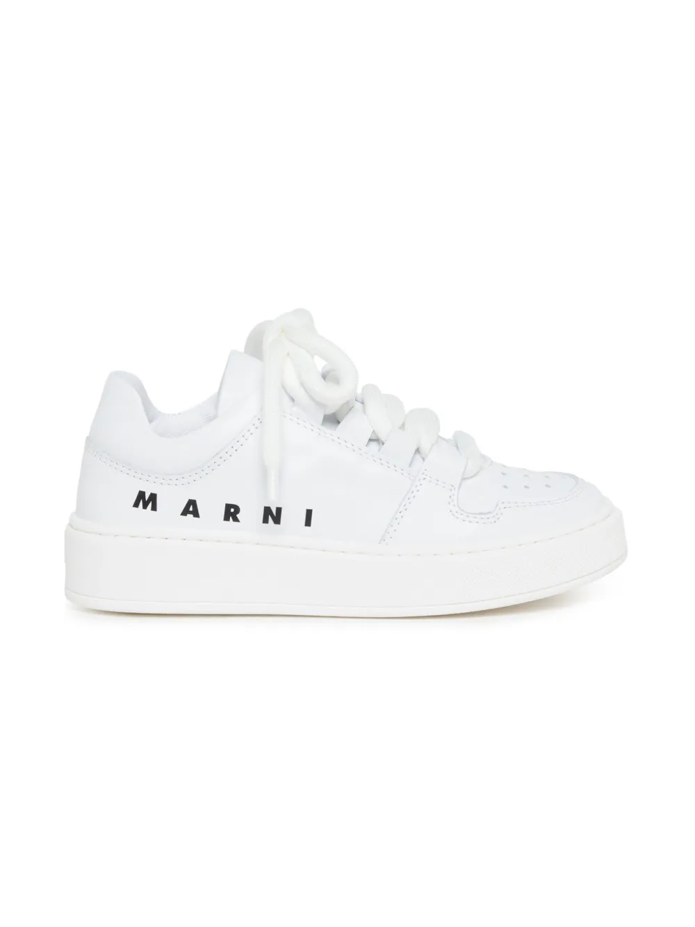 Marni Kids logo-print sneakers White