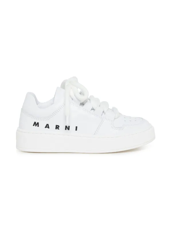 Marni Kids logo-print Sneakers | White | FARFETCH