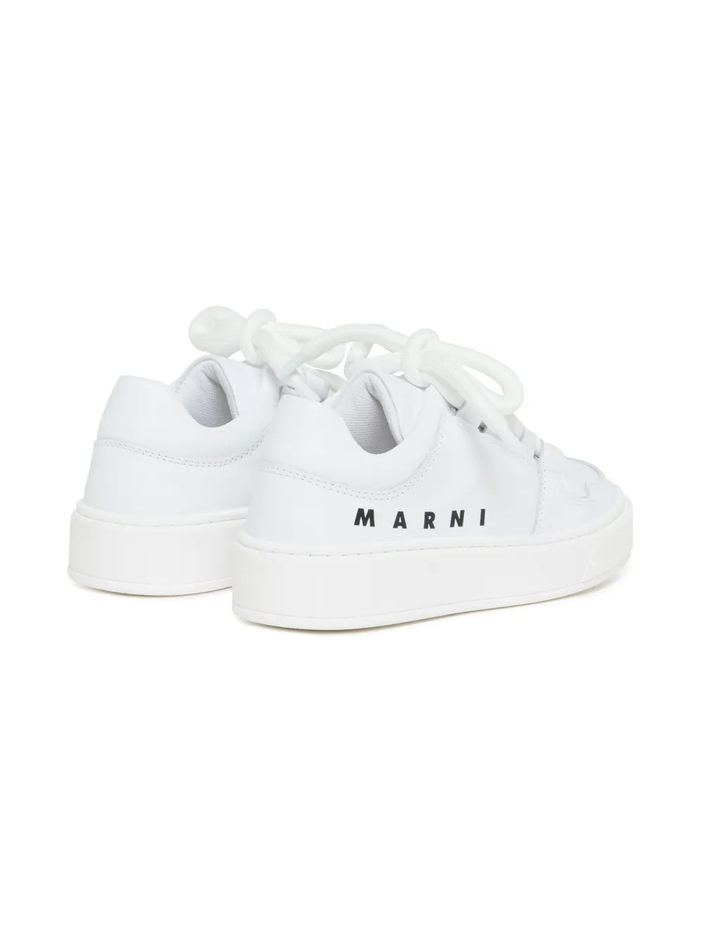 Marni Kids logo-print sneakers White