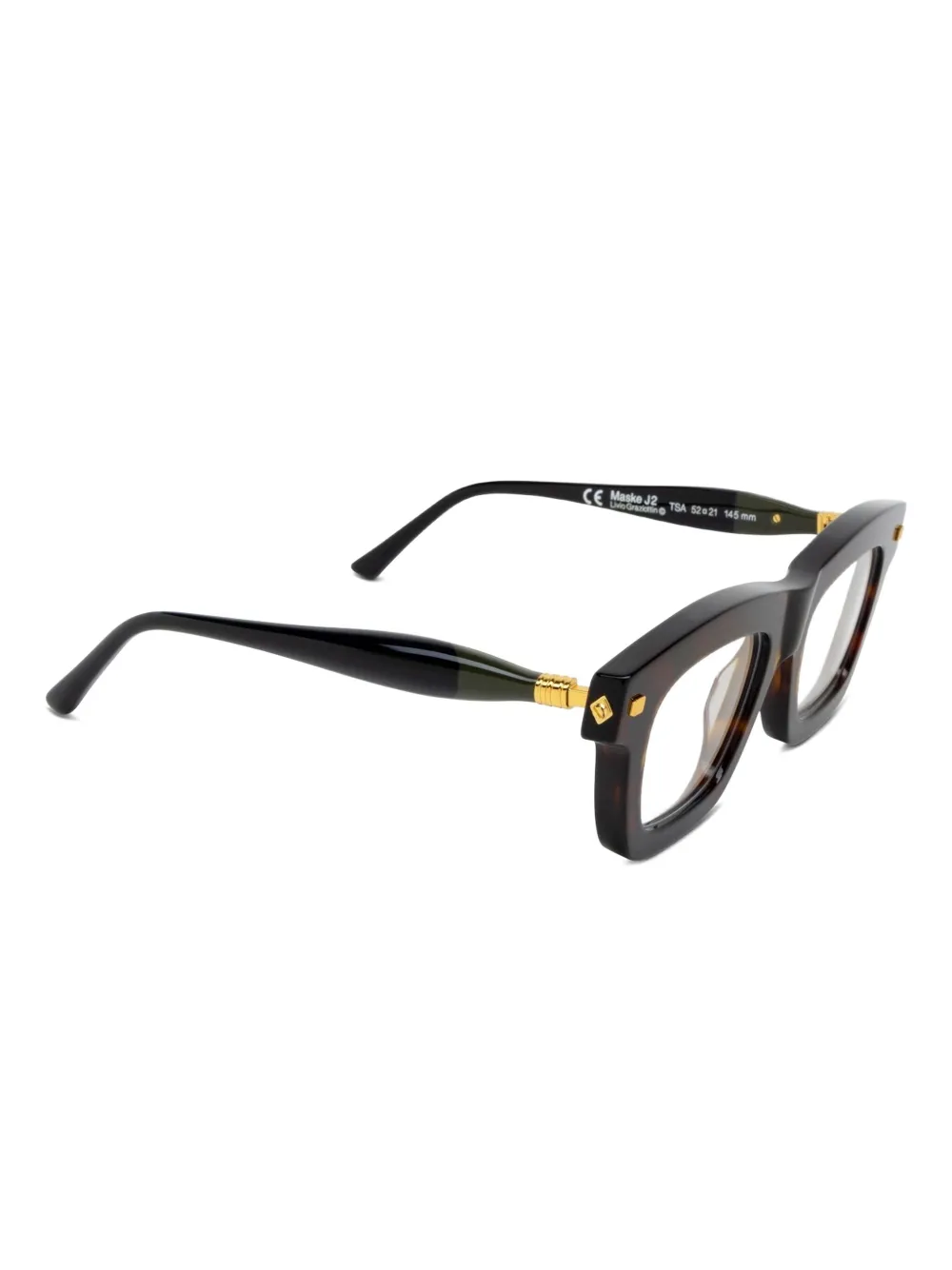 Kuboraum J2 square-frame glasses | Men | Image 2