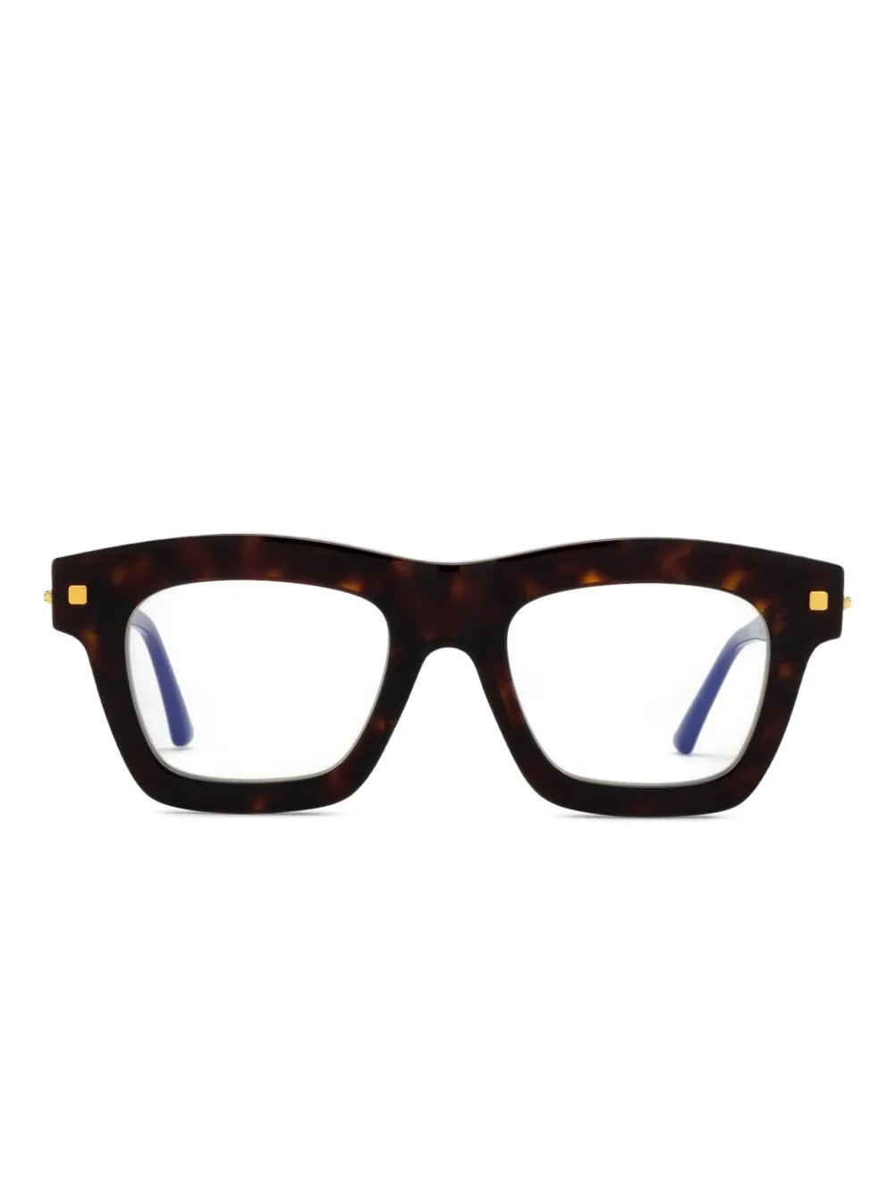Kuboraum J2 square-frame glasses | Brown | Image 1