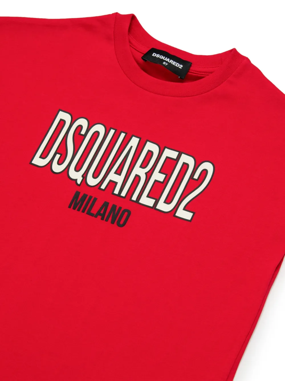 DSQUARED2 KIDS T-shirt met logo Rood