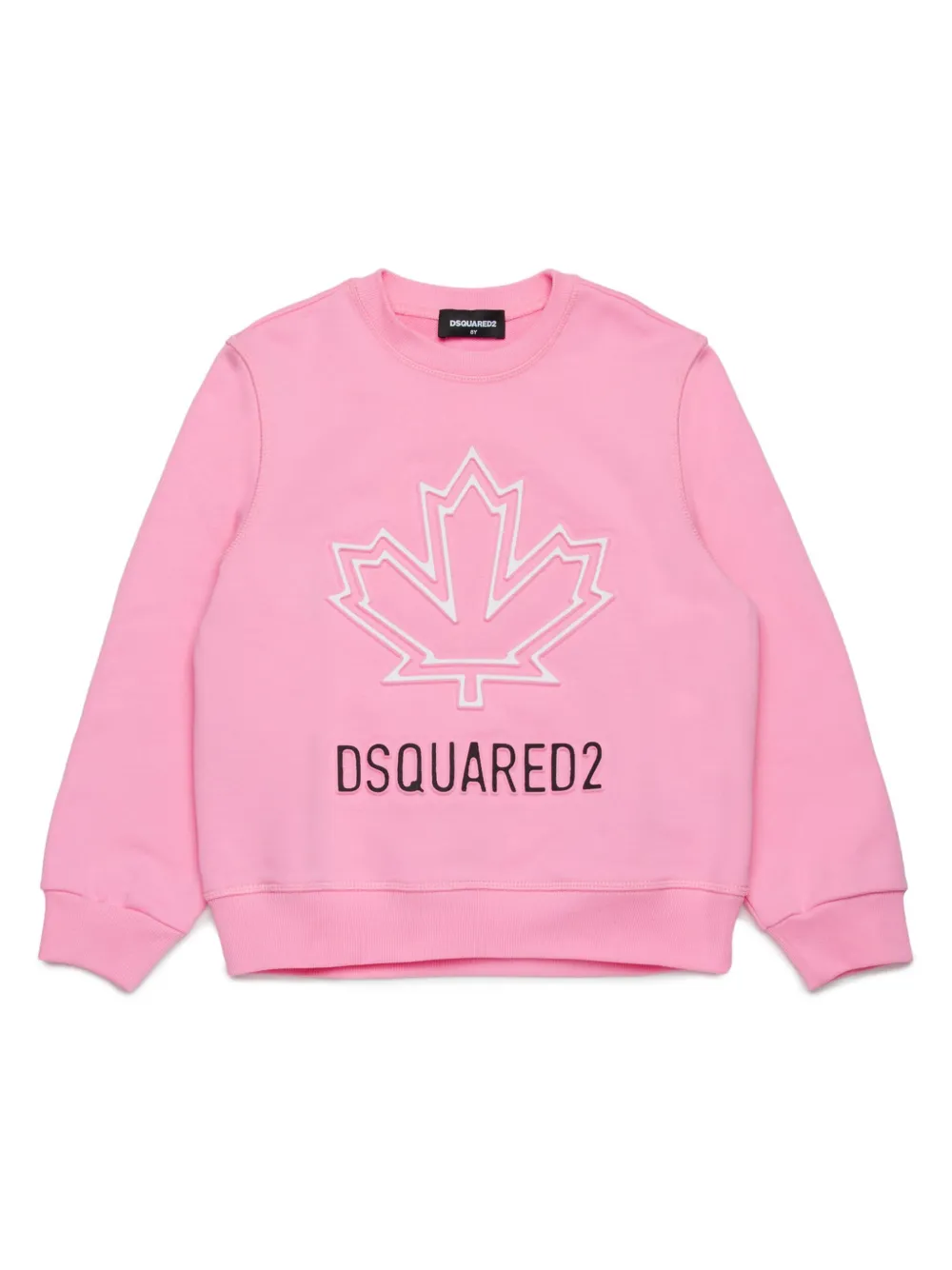 DSQUARED2 KIDS Sweater met logo-reliëf Roze